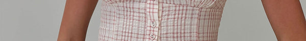 Cottesloe Blouse Top Pink Check