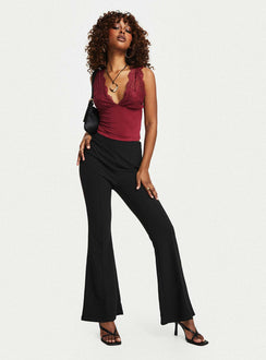 product Princess Polly High Waisted Pants  Luner Pants Black