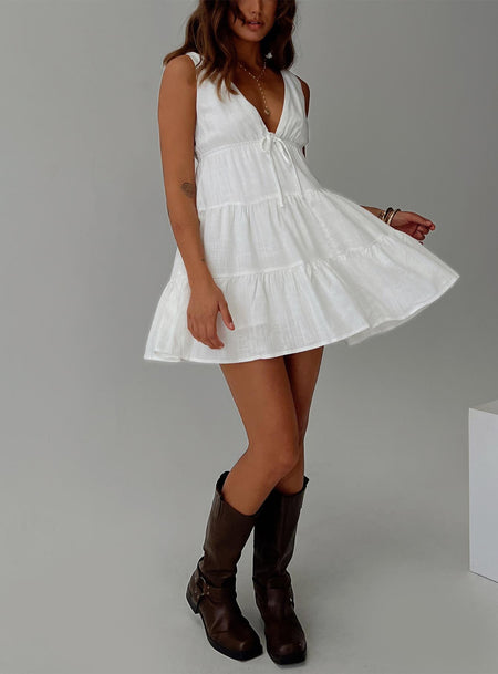 Dipsie Mini Dress White