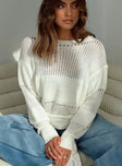 Sweater High neckline, oversized fit, drop shoulder, ribbed trim Slight stretch, unlined 