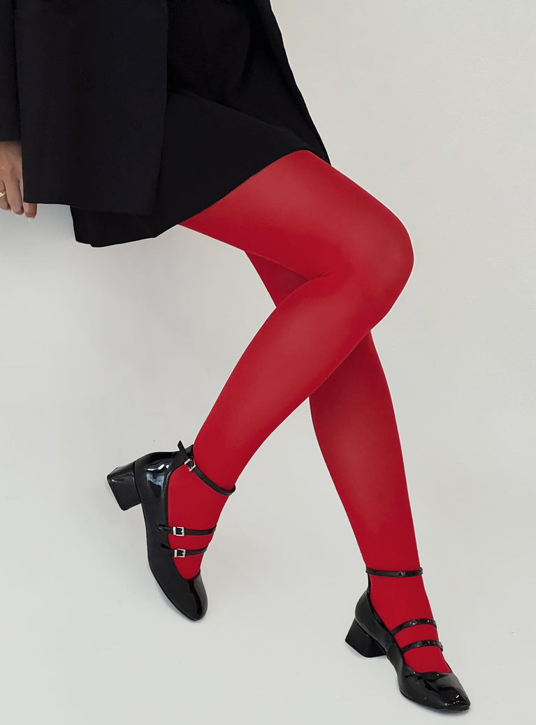 Serenata Stockings Red