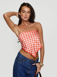 Graphic print head scarf Can be worn multiple ways