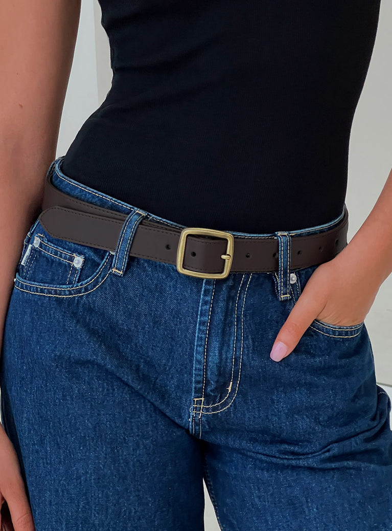 Chapman Belt Brown / Brass