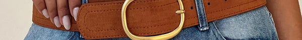 Sunbeam Faux Suede Belt