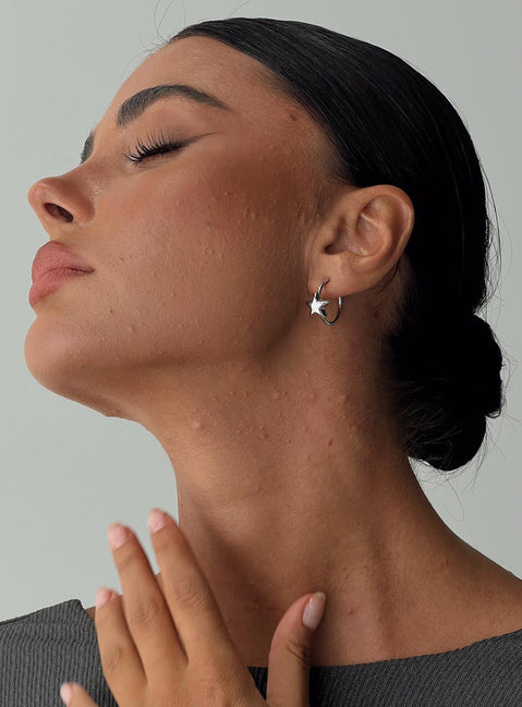 Only For Tonight Earrings Silver