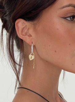 Really Love Her Earrings Gold