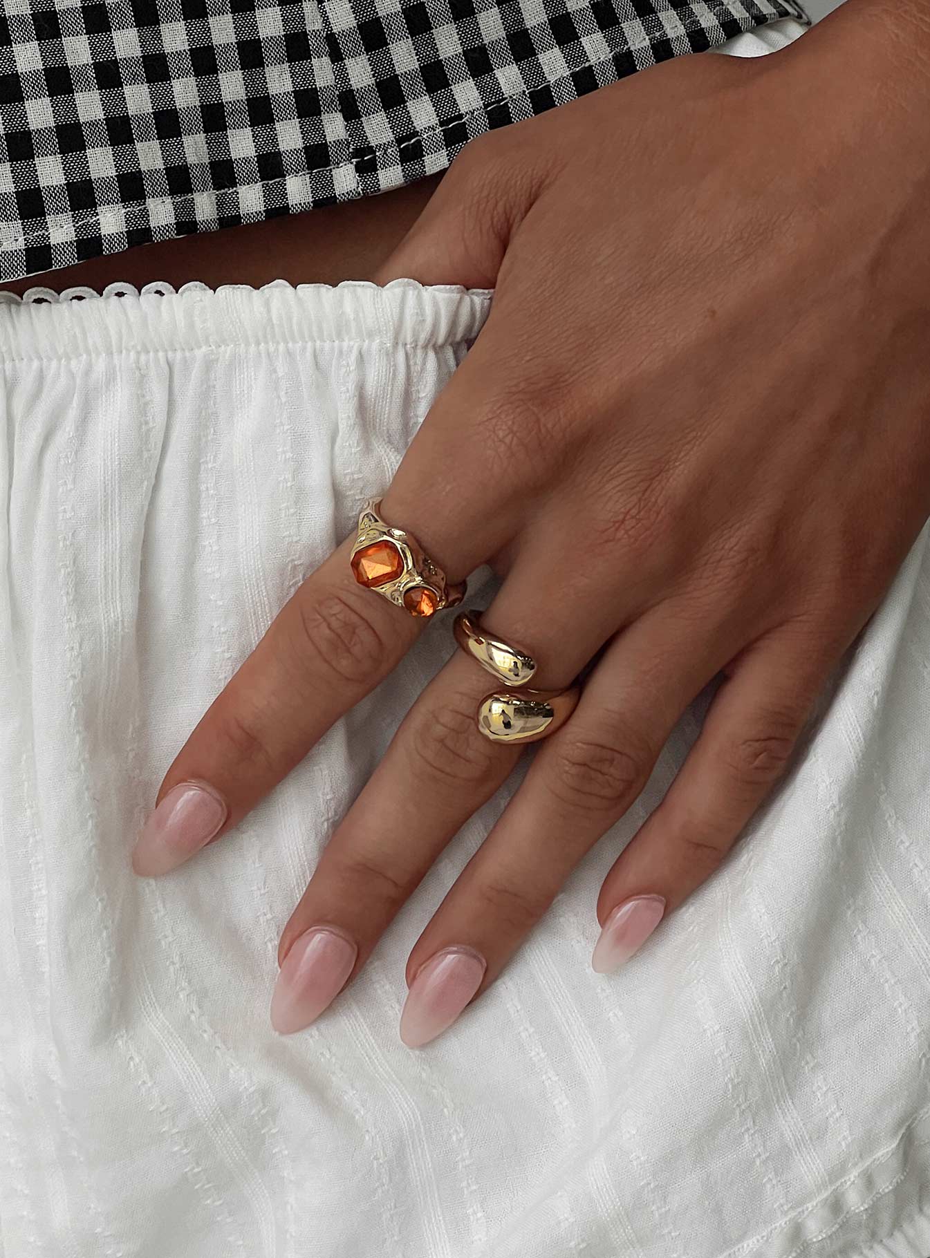 Rich Spirit Ring Pack Gold / Orange