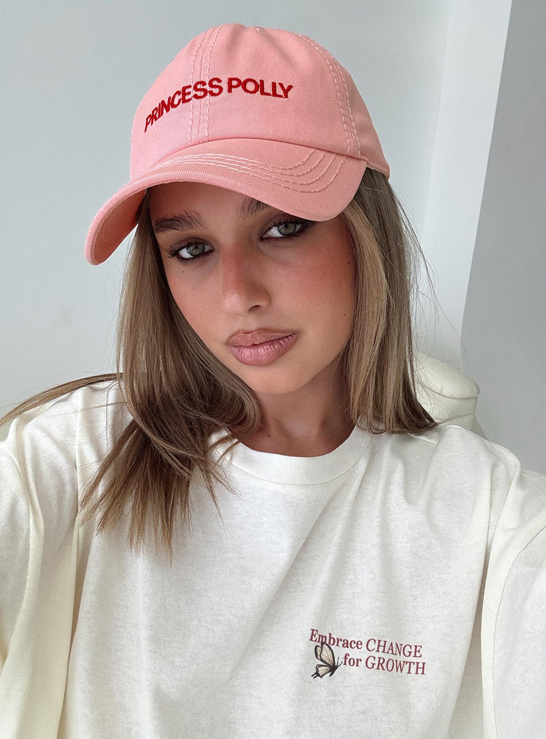 Princess Polly X Butterfly Foundation Charity Merch Cap Pink