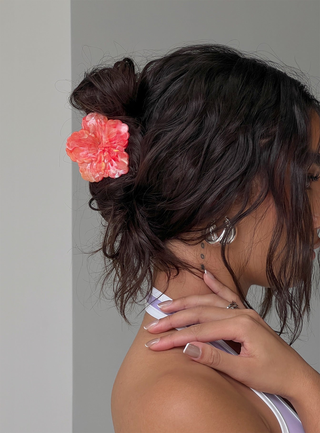 Malissa Flower Hair Clip Multi