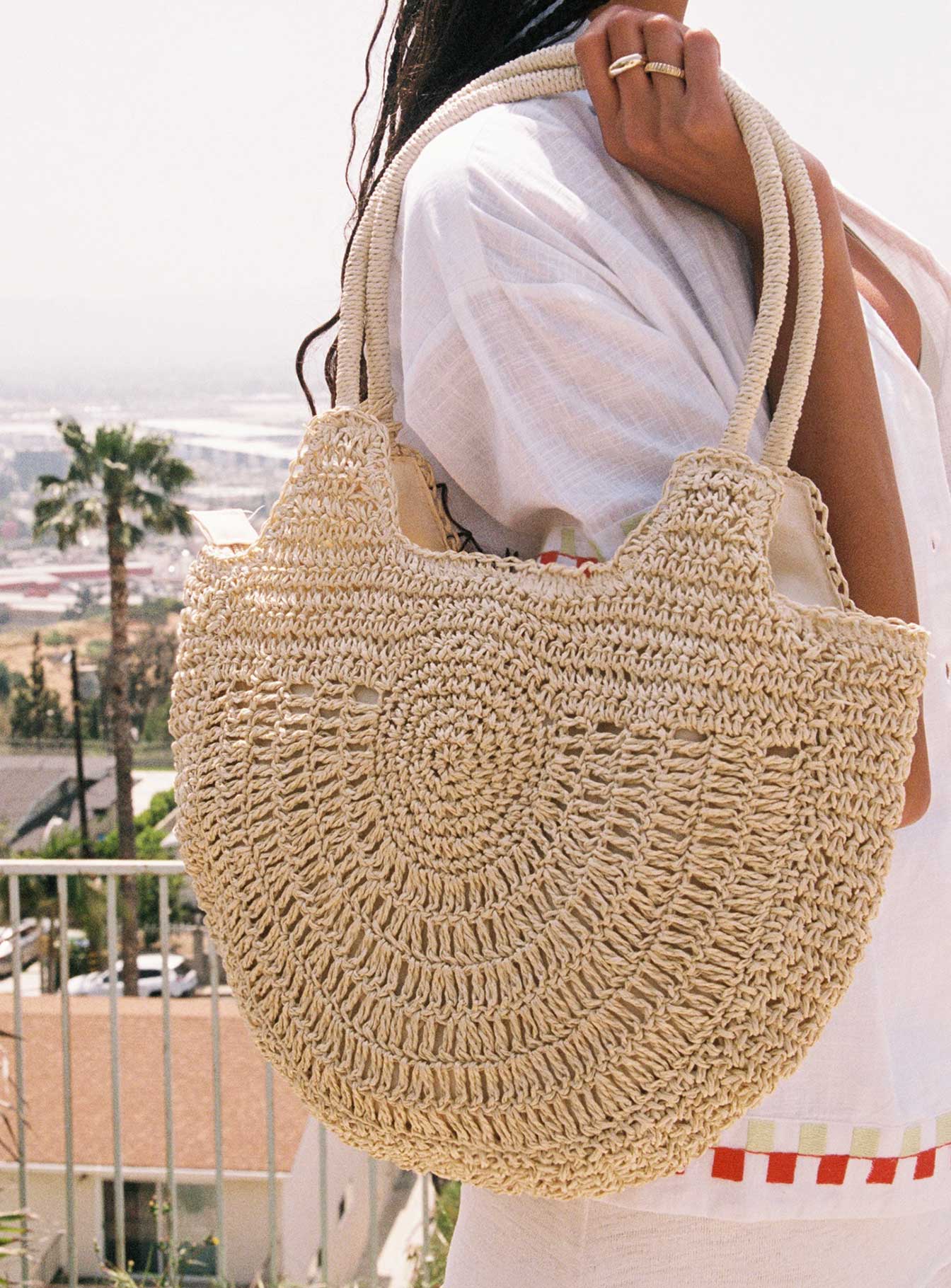 Beige bag on sale