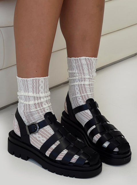 Ryland Sandals Black