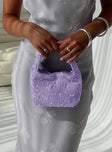 Pick Sides Sequin Bag Purple