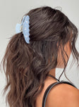 Alonzo Butterfly Claw Clip Blue