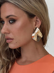 Monnet Earrings Gold