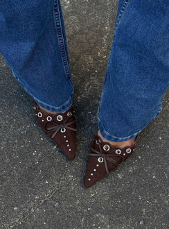 Charisma Spize Zehenpumps Braun