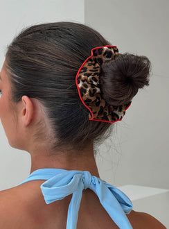 Wild Promise Scrunchie Leopard / Red