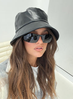 Bucket Hat Faux leather