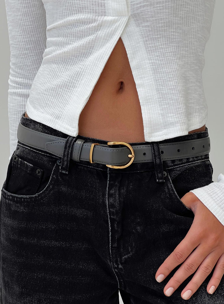 Jaslynn Belt Washed Grey