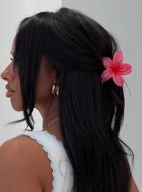 Kadence Hair Clip Dark Pink