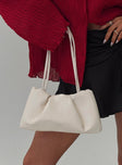 Just Peachy Shoulder Bag White