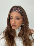 The Juney Headband Leopard