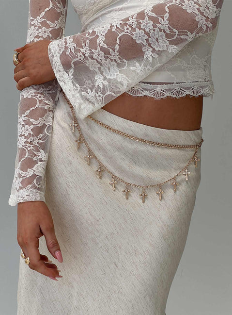 Tahlea Layered Belt Gold