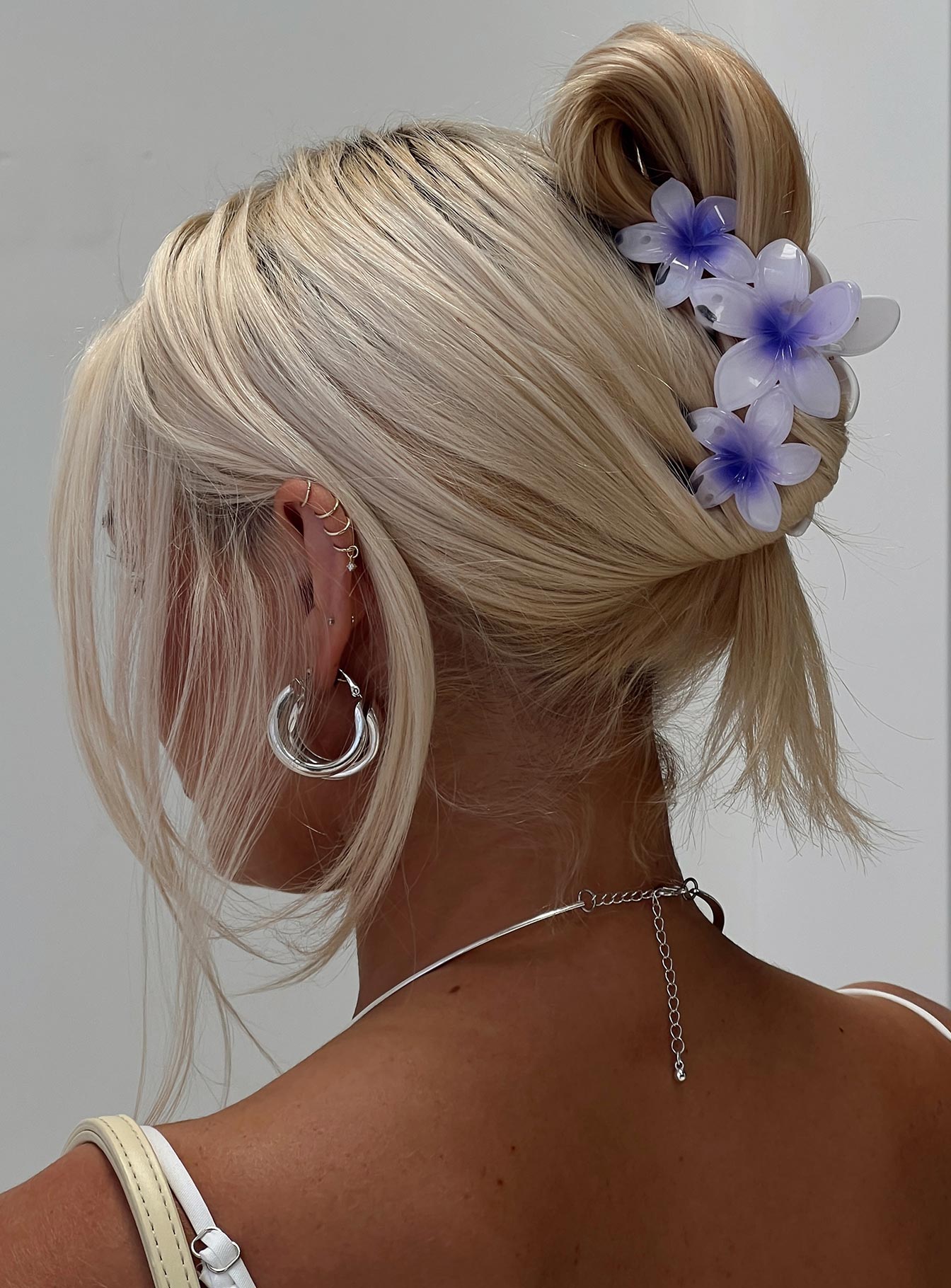 Chianti Frangipani Claw Clip Purple