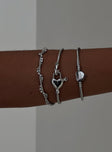 In The Moonlight Bracelet Pack Silver