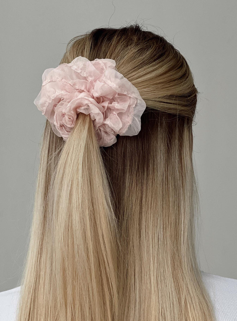 Oversized frill scrunchie 