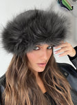 Hat Faux fur brim