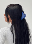 Pierce Hair Clip Denim