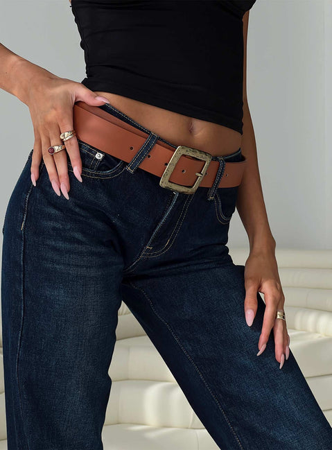 Anaheim Belt Brown / Gold