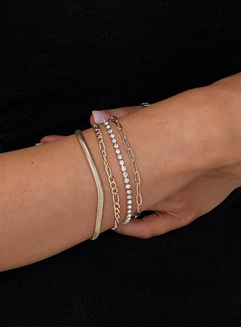 Esmerie Bracelet Set Gold