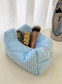My Everything Pouch Blue Gingham