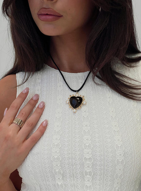 Check In Necklace Gold