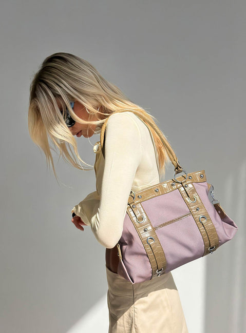 Greyson Shoulder Bag Taupe
