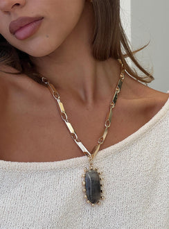 Read Your Mind Pendant Necklace Gold