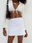 product Banksia Mini Skirt White Princess Polly  Mini Skirts 