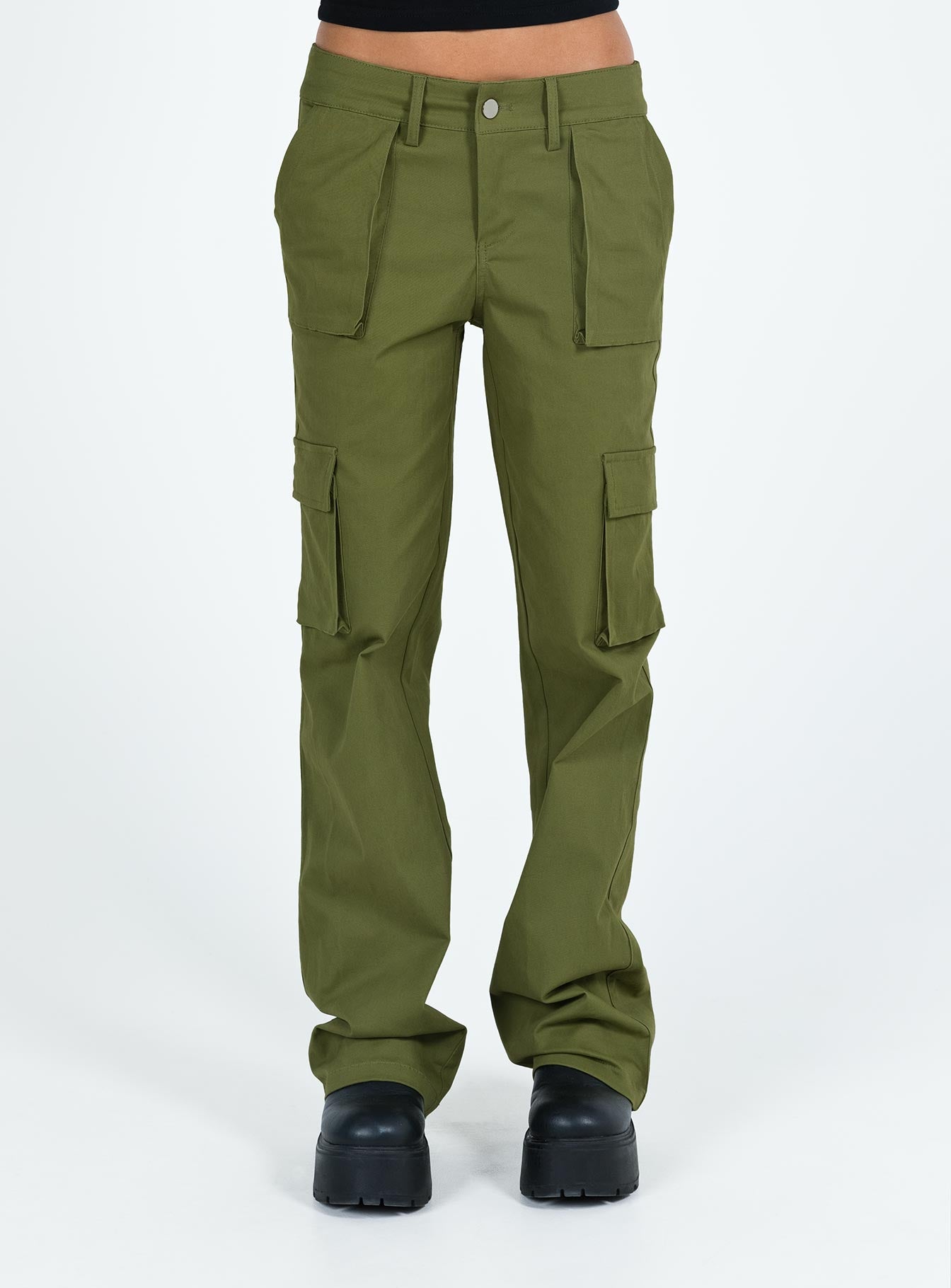 Bootleg cargo hot sale pants