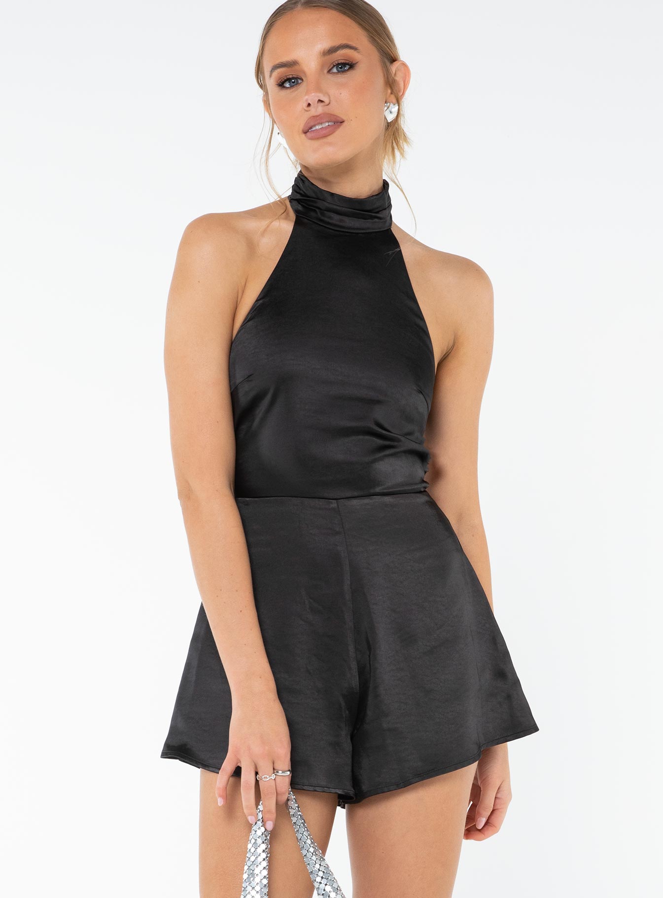 Nataly Romper Black