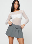 product Utility Mini Skirt Slate Princess Polly  Mini Skirts 