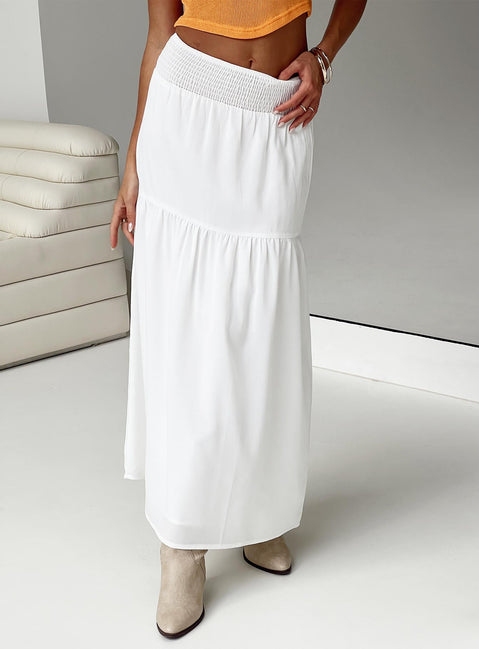 product Dion Maxi Skirt White Princess Polly  Maxi 