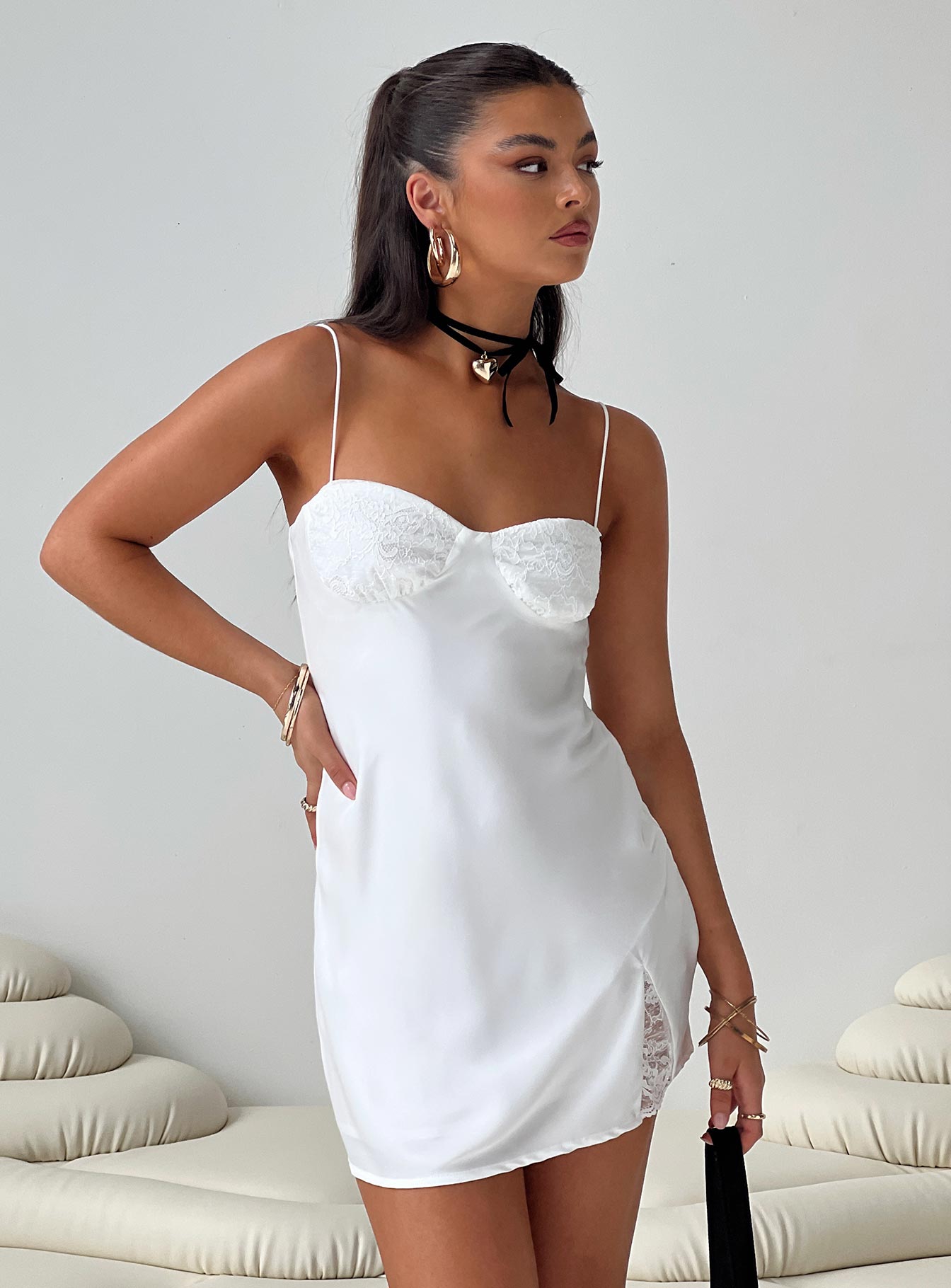 Tressa Mini Dress White