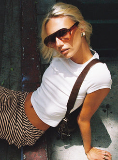 Prestige Longline Baby Tee Ivory