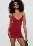 Wandella Mini Dress Red