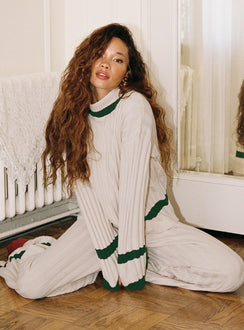 Montenegro Knit Sweater Beige Princess Polly  long 