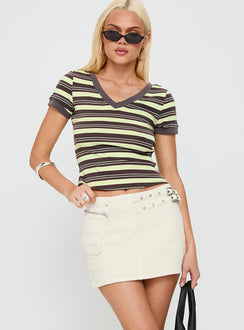 Paltrow Cargo Mini Skort Cream