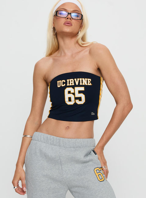 UC Irvine Jersey Tube Top Blue