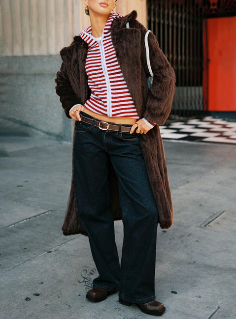 Hocus Pocus Low Rise Wide Leg Jean Dark Wash