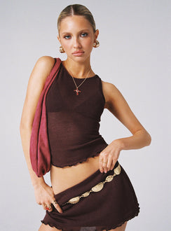 Audley Knit Set Brown